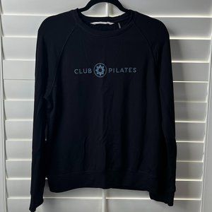 Club Pilates Tavi Noir Flocked Logo sweatshirt